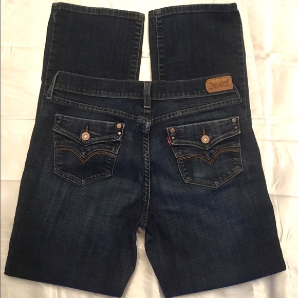Levi’s 505 Jeans Straight Leg Stretch Size 30 x 30 - Picture 6 of 8